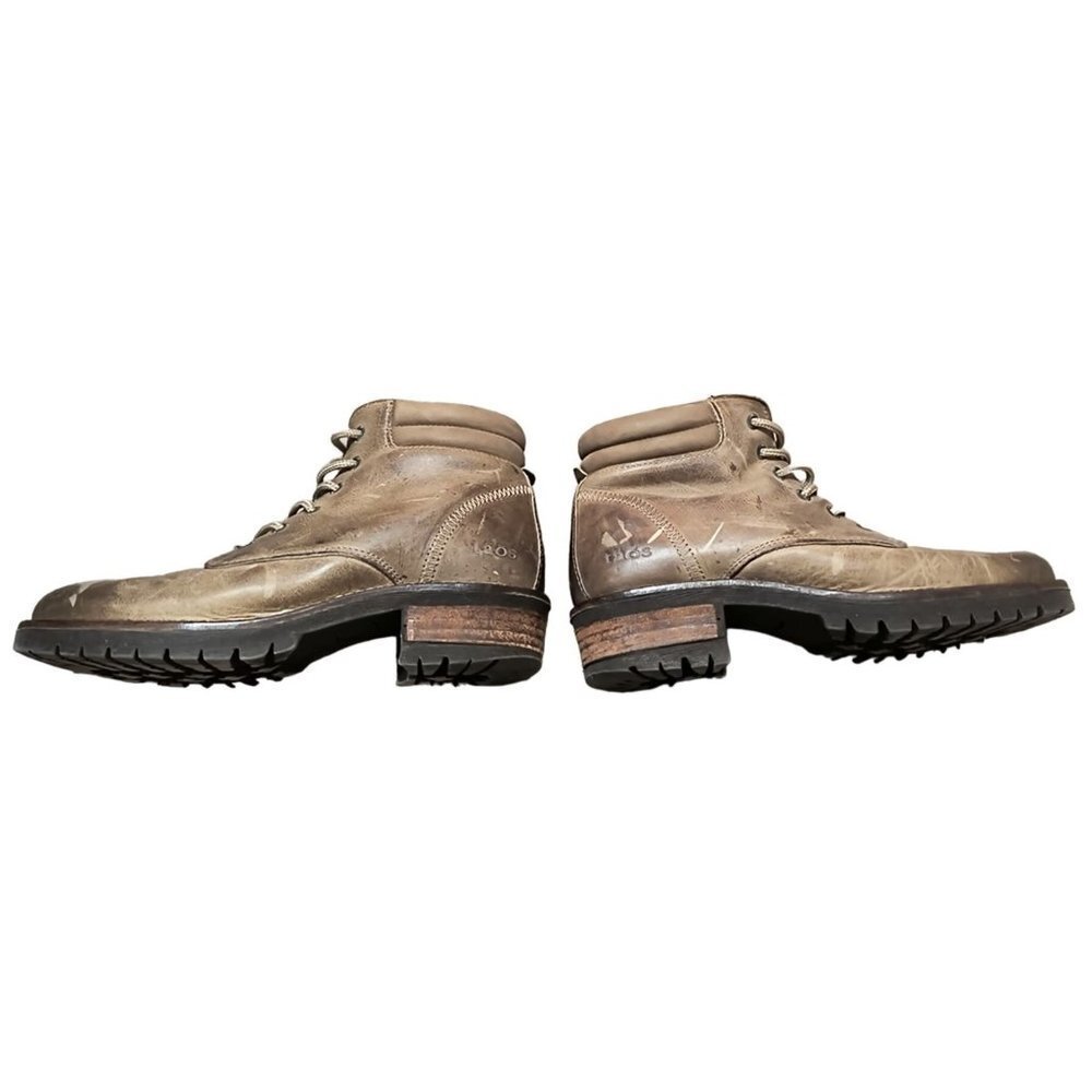 Taos Women's Rebel Leather Boots‎ Distressed  with marks Size 38 US 7.5 Lace up